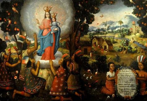 El Mestizaje En El Arte Virreynal De Mexico Y Peru Arte Arte Pintura