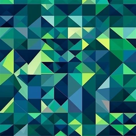 Premium Ai Image A Close Up Of A Green And Blue Abstract Pattern
