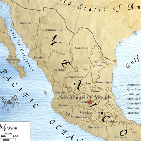 Map San Miguel De Allende Maps Model Online