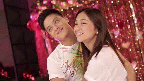 this is the handsome daniel padilla and the pretty kathryn bernardo smiling for the camera