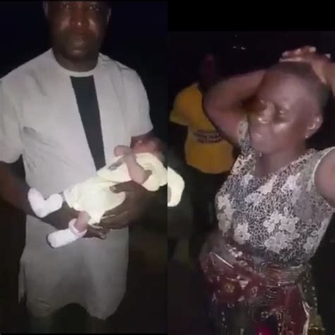 Woman Caught With Stolen Newborn Baby In Onitsha Video Crime Nigeria