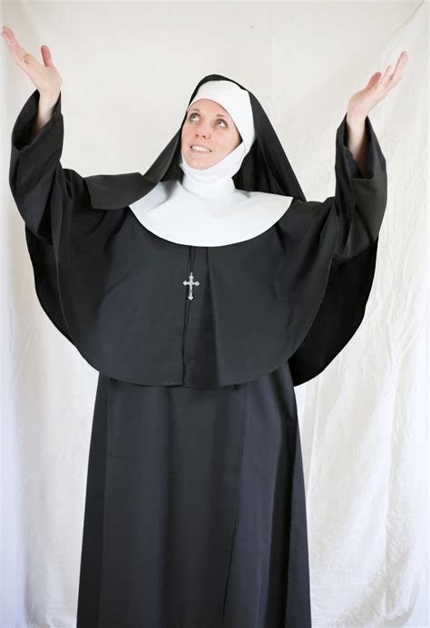 Authentic Looking Piece Nun Costume Habit Etsy Ireland