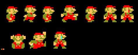 SMB Mario Sprite Sheet Pixel Art Maker