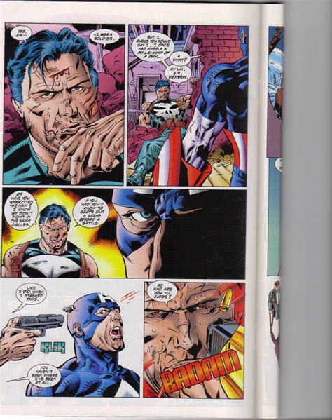 The Punisher Vs Captain America Battles Comic Vine