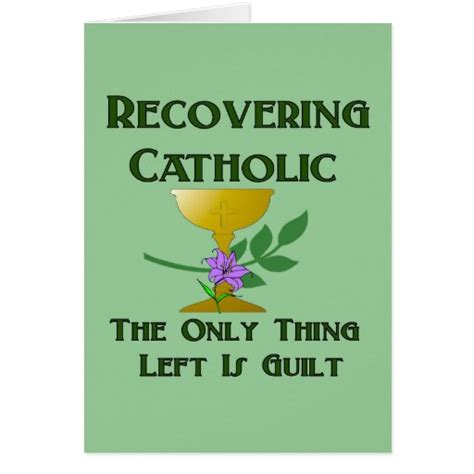 Recovering Catholic Greeting Cards Zazzle
