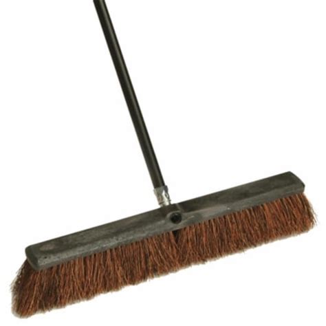 18 In Block Push Broom With 60 In Metal Handle 1 Ralphs