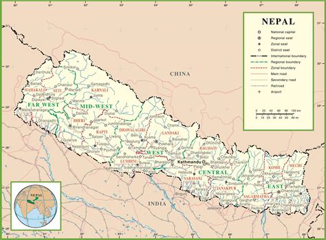 large size political map of nepal worldometer c 66552 hot sex picture