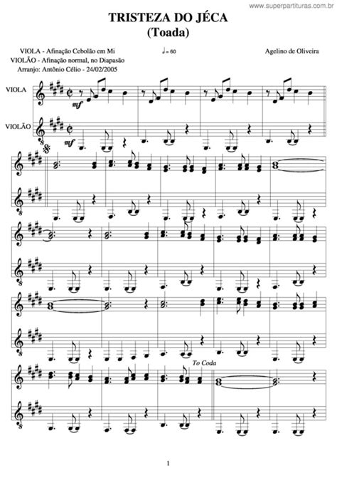 Check spelling or type a new query. Super Partituras - Tristeza Do Jeca v.7 (Angelino de ...