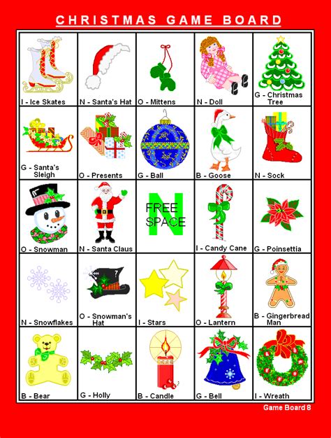 6 Best Free Printable Christmas Bingo Game