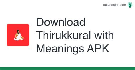 Thirukkural With Meanings Apk Android App Free Download
