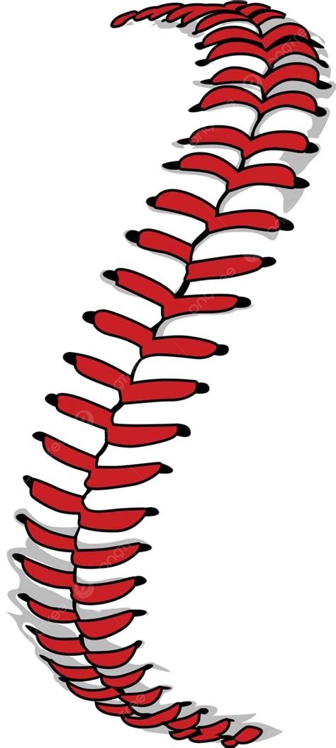 Baseball Laces Or Softball Laces Vector Image Whiteart Clipart Game