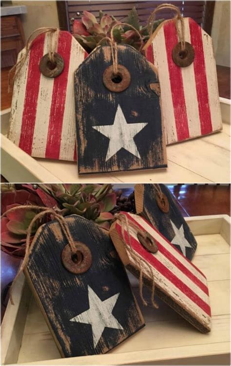 20 Diy Rustic Wood Fourth Of July Decor Ideas To Show Your