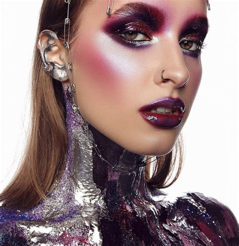 Creative Makeup Photography Extreme Makeup Metallic Makeup Female