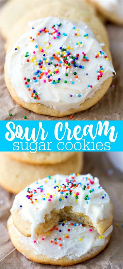 Add the vanilla and salt. Sour Cream Sugar Cookies - i heart eating
