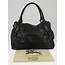 Burberry Black Leather Top Handle Tote Bag  Yoogis Closet