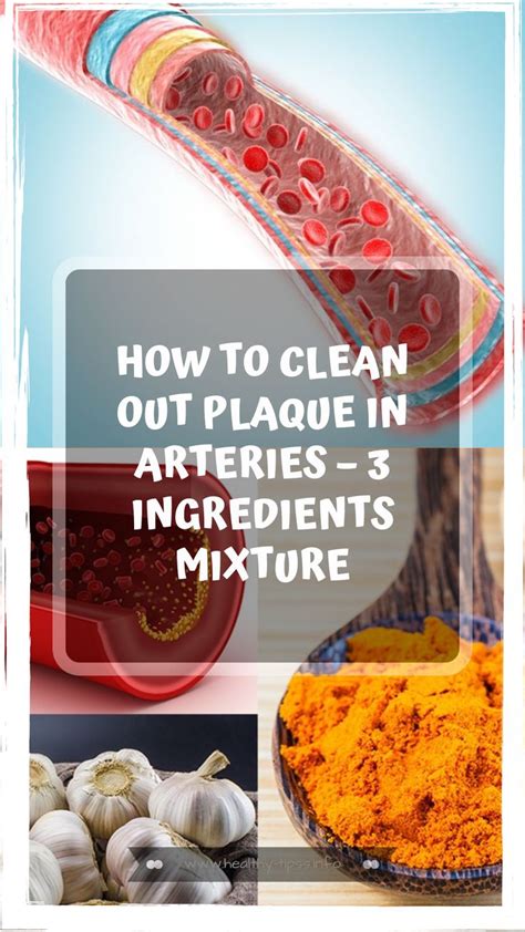 how to clean out plaque in arteries 3 ingredients mixture good health tips arteries daily