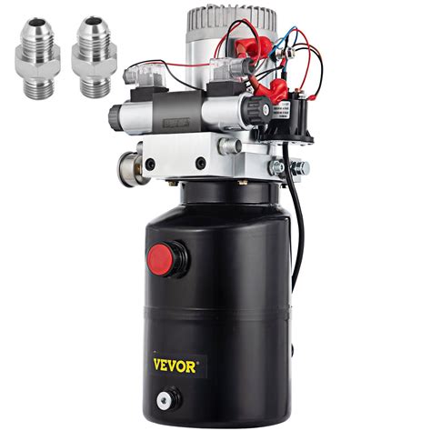Vevor Hydraulic Power Unit 12 Volt Dump Trailer Hydraulic Pump Double
