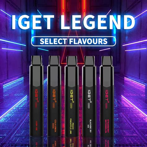Buy Iget Legend X 5 Selected Flavours Online Puffsme