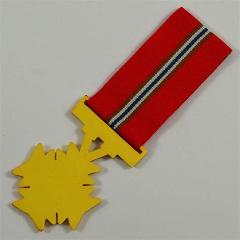 Full Size Grand Cross Of Valour Rhodesia Service Medal With Ribbon
