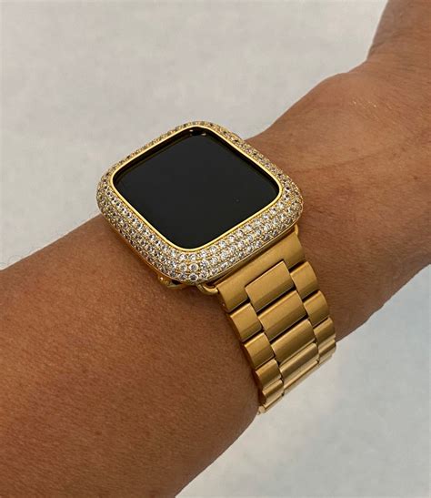 Apple Watch Band Mens Gold 38mm 40mm 42mm 44mm Rolex Style ...