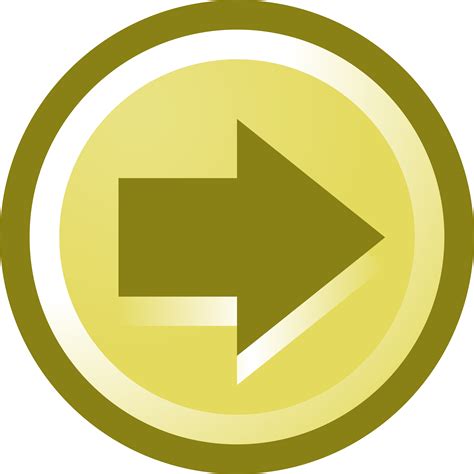 Free Vector Illustration Of A Right Arrow Icon