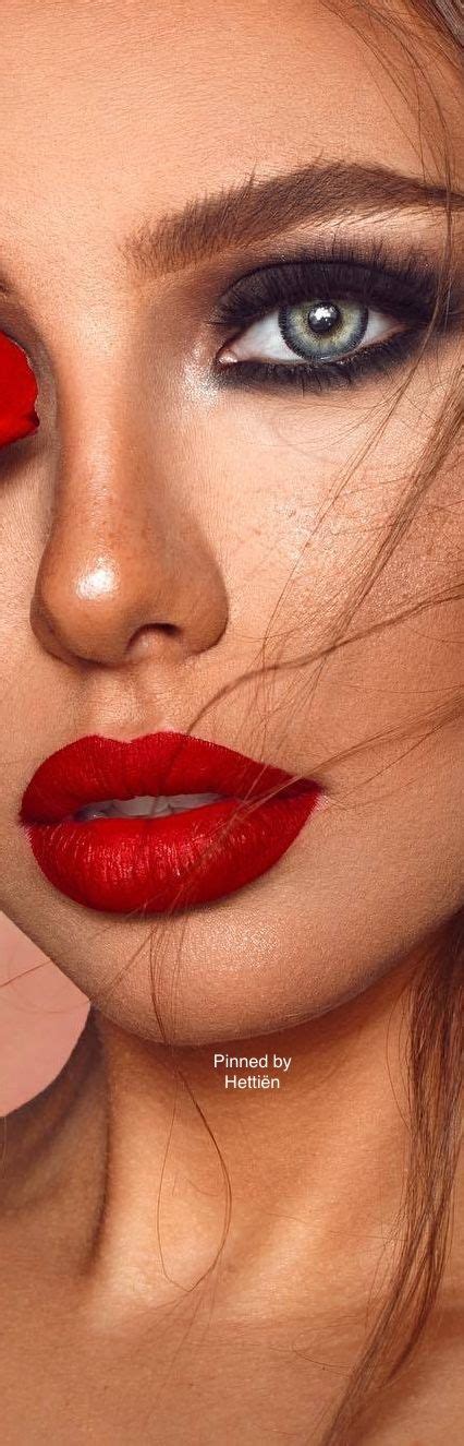 perfect red lips bright eyes lip art red lipsticks erotic glamour fabulous makeup girls