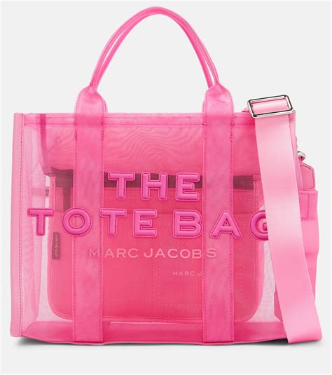 Marc Jacobs The Small Mesh Tote Bag In Pink Lyst Uk