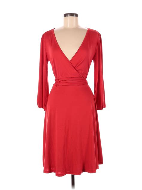 Ninexis Women Red Casual Dress M Ebay