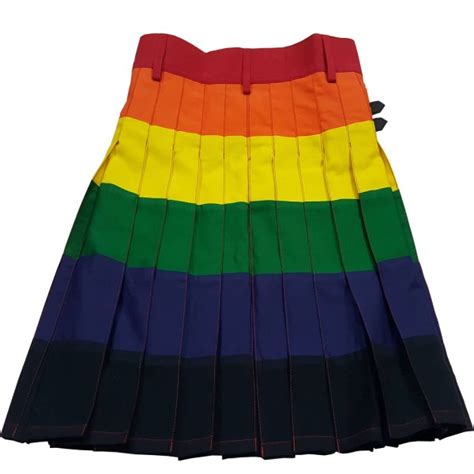 Lgb Gay Pride Rainbow Utility Kilt For Men Scottish Kilt Collection
