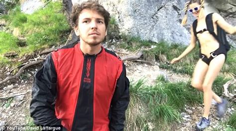 Adrenaline Junkie Does Naked Base Jump In Switzerland Daily Mail Online