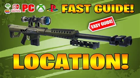 Where To Find Heavy Sniper Location In Fortnite How To Get Heavy