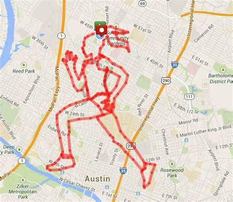 Expose your route, and the app, tracking your location, guide you, and in addition will calculate how much you were jogging, or walking. Runners Turn Their GPS Mapped Running Routes Into Art ...