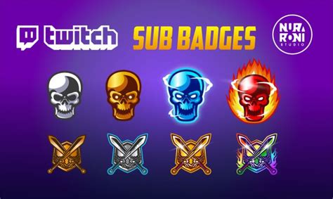 Custom Twitch Sub Badges Or Emotes Badge Twitch Badge Design