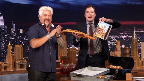 watch the tonight show starring jimmy fallon interview guy fieri names his biggest weiner after
