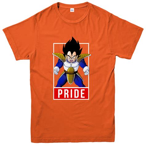 The best seller dragon ball z merchandise : Vegeta Pride T-shirt, Dragon Ball Z Festive Design Tee Top ...