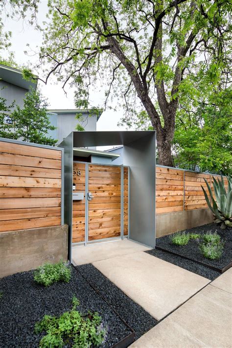 20 Modern Front Yard Fence Magzhouse