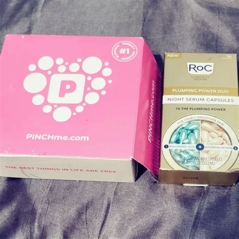 This Is My Latest Pinchme Box Im Happy With It I Like Roc Skincare