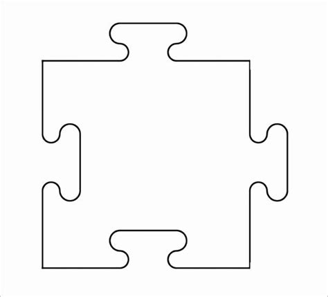 8 Piece Puzzle Template New 1000 Ideas About Puzzle Piece Template On