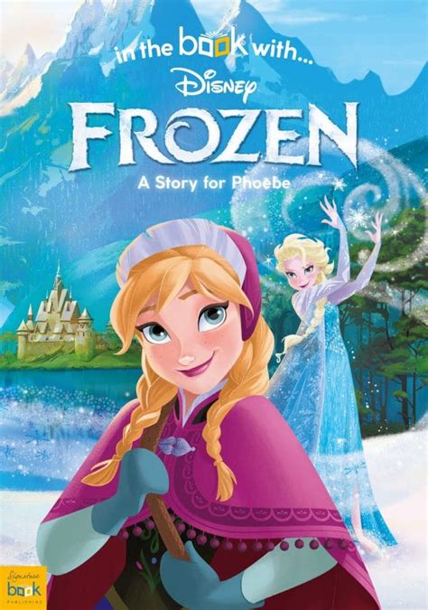 personalized disney frozen story book signature gifts