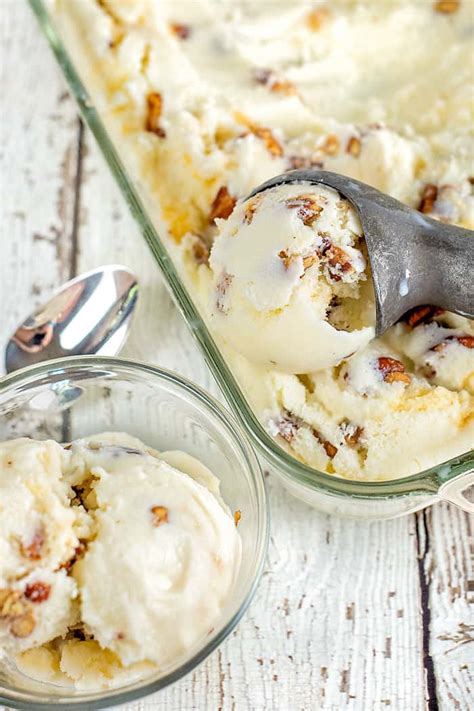 Homemade Buttered Pecan Ice Cream Recipe 2023