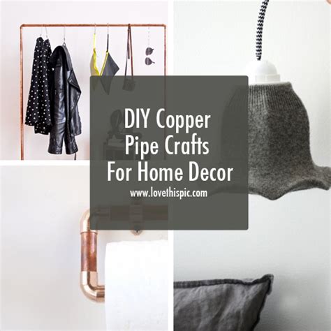 Diy Copper Pipe Crafts For Home Decor