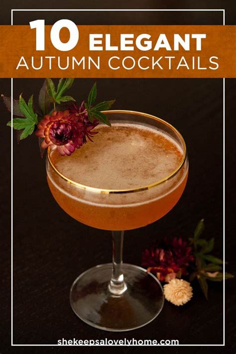10 Elegant Autumn Cocktails Fall Cocktails Whisky Cocktails Seasonal Cocktail