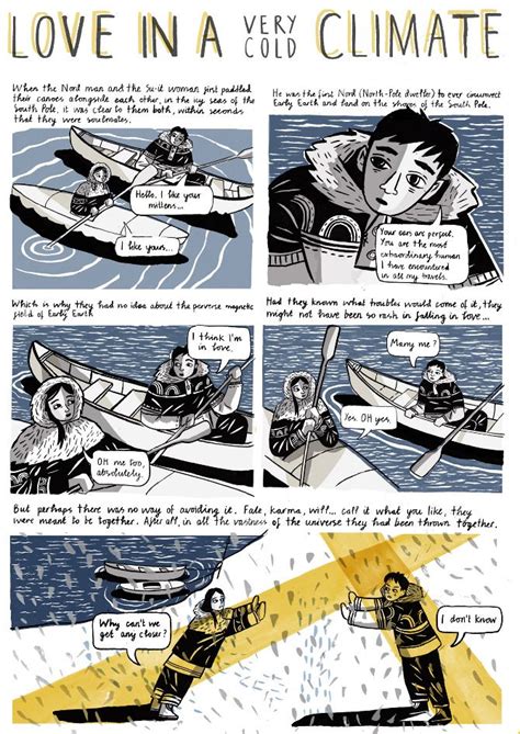 love in a very cold climate isabel greenberg graphic novel illustration comic books