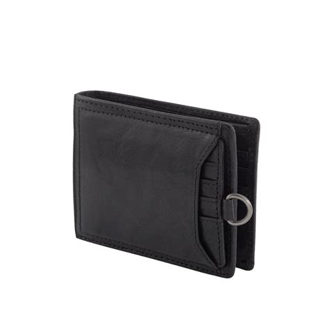Mans Wallet Rugged Hide Rfid Bi Fold Wallet 2 In 1 Style