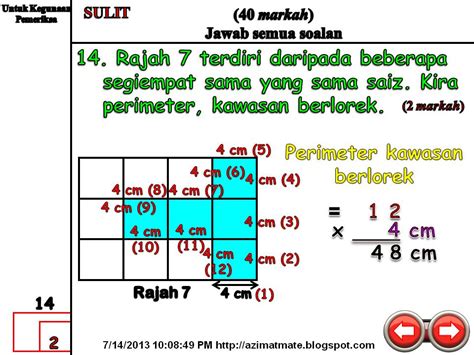 Contoh makanan, pakaian, tempat tinggal. AZIMAT SEKOLAH RENDAH: 14. Rajah 7 terdiri daripada ...