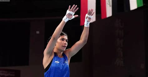 Indias Star Boxer Nikhat Zareen Ends Asian Games Campaign With Bronze Medal