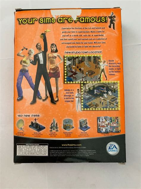 The Sims Superstar Expansion Pack Pc Cdrom Game Retro Unit