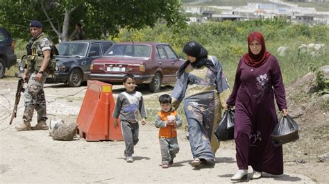 Fleeing Violence Syrians Cross Lebanon Border Npr
