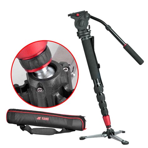 Professional Video Monopod With Damping Fluid Hydraulic Head 5kg Loaded