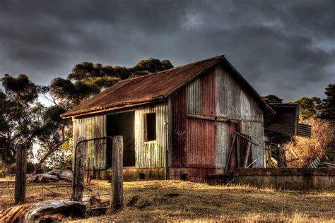 Another Night Time Image Of Another Run Down Shack Shack House Shed